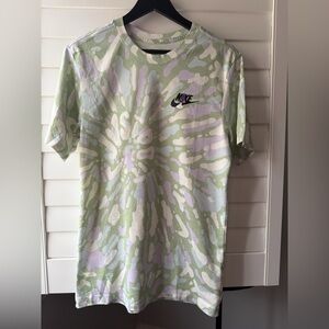 Nike “Sports Are A Trip” Tie-Dye Graphic Tee | Men’s Small | Pastel Camo Print